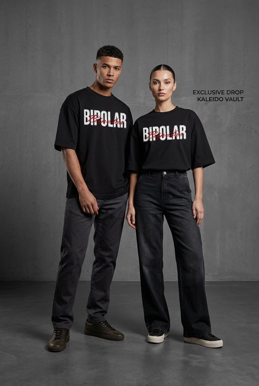BIPOLAR French Terry Oversized Drop-Shoulder Tee