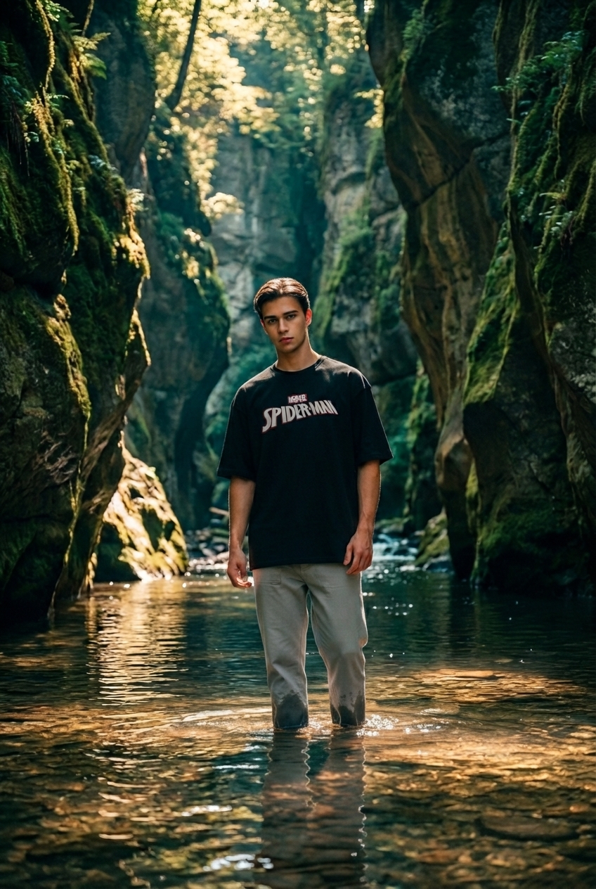 Marvel Spider-Man Oversized Graphic Tee