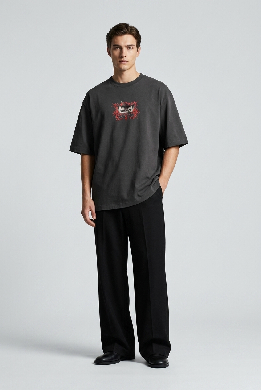 Unisex Berserk Guts Eyes Oversized Standard T-Shirt
